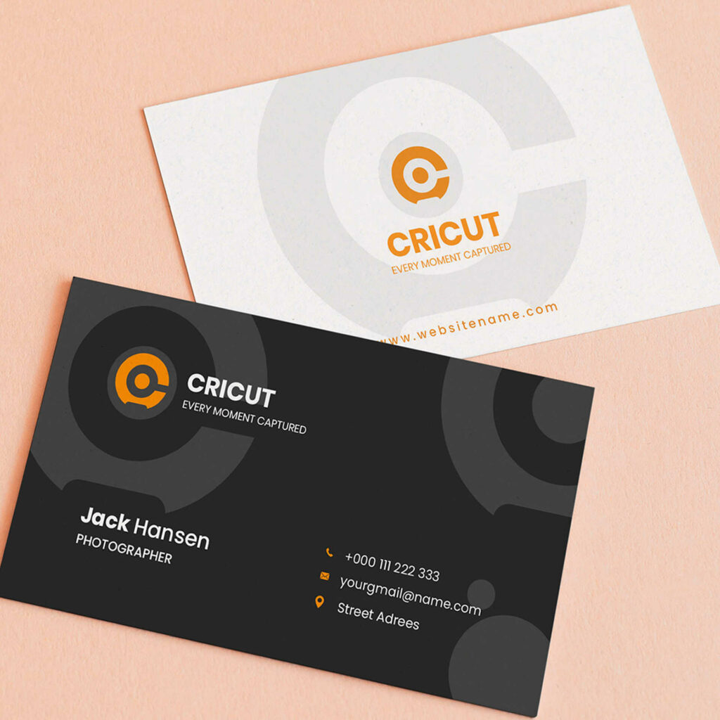 photography business card