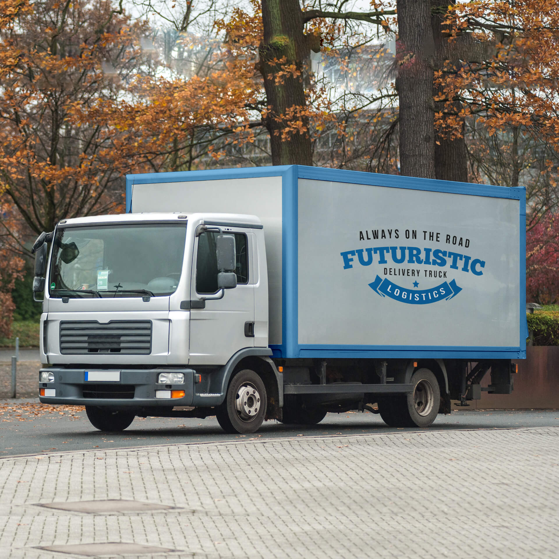 Delivery truck logo Image